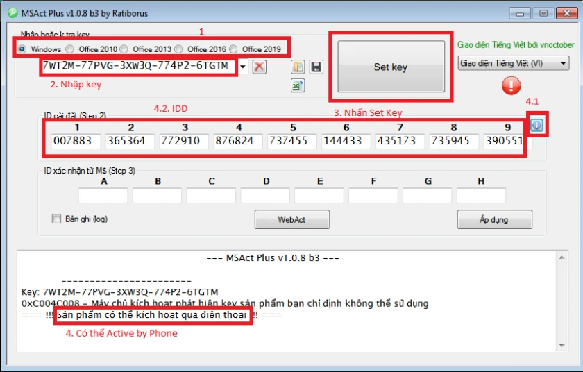 Sửa lỗi product activation failed office 2010, 2013, 2016 chi tiết