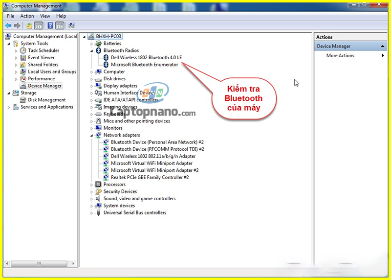 Hướng dẫn cách cài đặt driver bluetooth win 7 cho laptop và PC