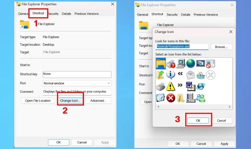 Cách đổi icon trên máy tính Win 10, 11, macOS