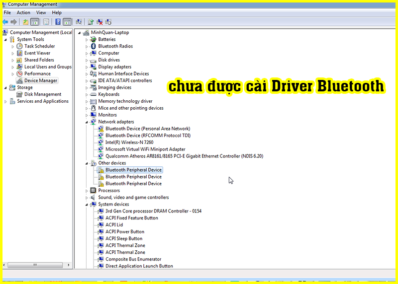 Hướng dẫn cách cài đặt driver bluetooth win 7 cho laptop và PC