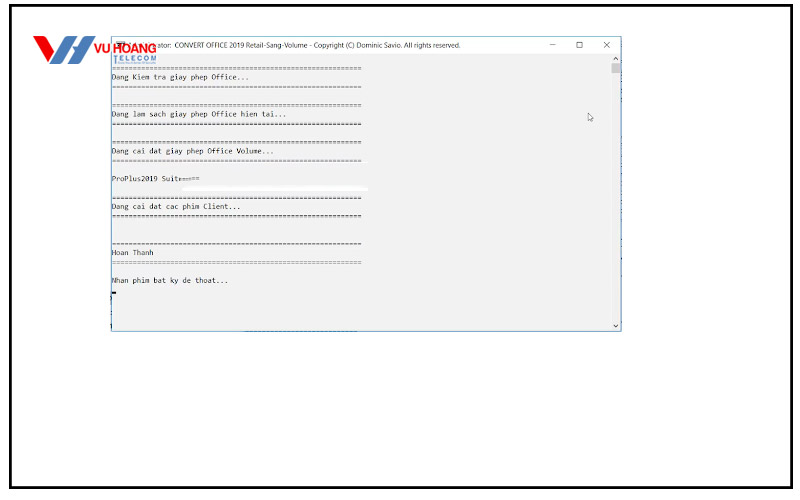 Cách crack Office 2019 CMD, KMS tool thành công 100%