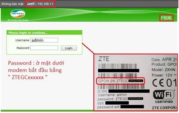 Hướng Dẫn Các Bước Dễ Nhất Mở Port Modem Viettel GPON F606