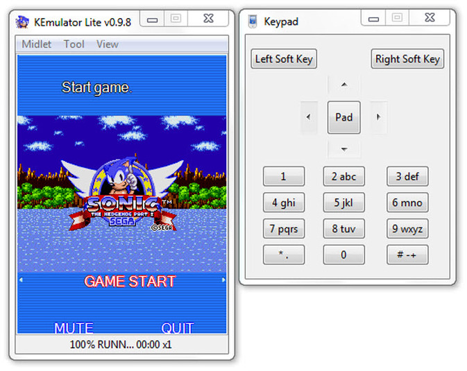 KEmulator 0.9.8 Phần mềm giả lập game Java trên PC