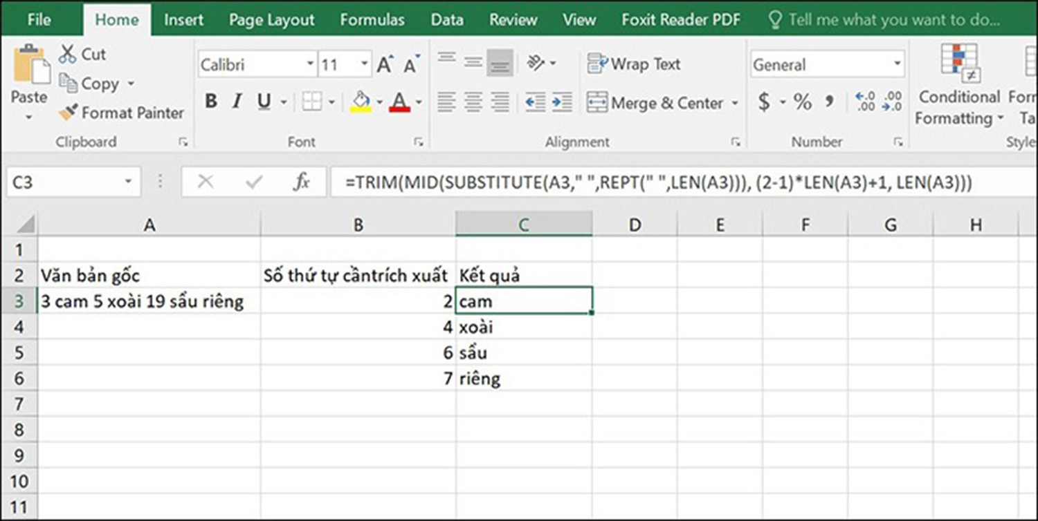 Mách bạn cách sử dụng hàm MID trong Excel để cắt chuỗi cực dễ