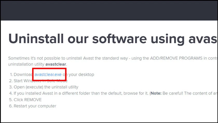 Hướng dẫn cách xoá, gỡ Avast Free Antivirus trên máy tính Window 10