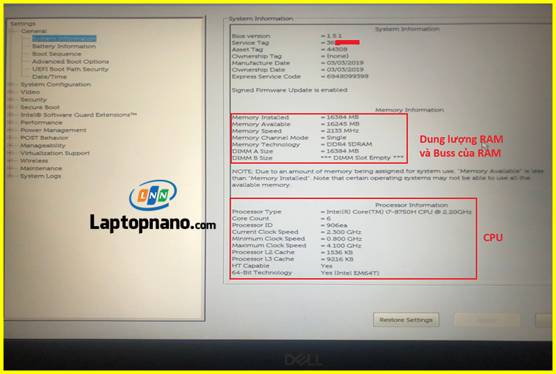 5 Cách coi cấu hình laptop Dell nhanh chóng. Hướng dẫn chi tiết!