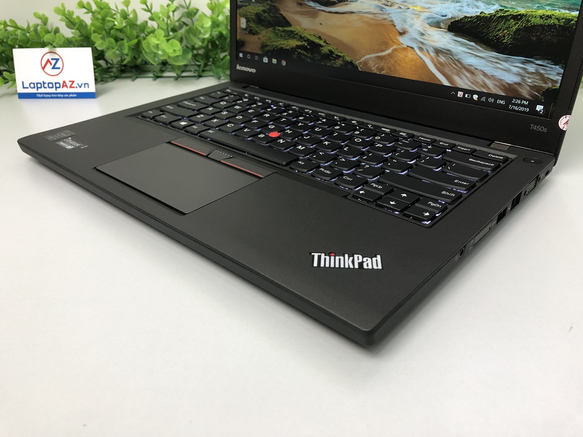 Laptop cũ Lenovo Thinkpad T450s (Core i7-5600U, 8GB, 256GB, VGA Intel HD Graphics 5500, 14 inch FHD)