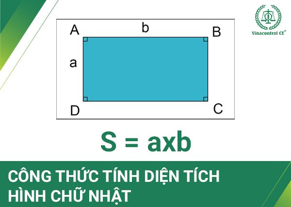 Công thức tính diện tích hình chữ nhật và các dạng bài tập hay gặp