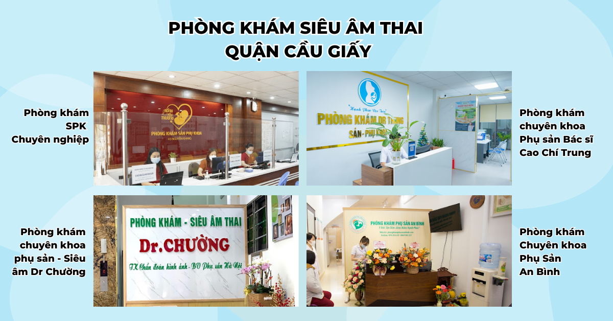 Tổng hợp Phòng khám Siêu âm thai gần đây Hà Nội theo quận (phần 1)