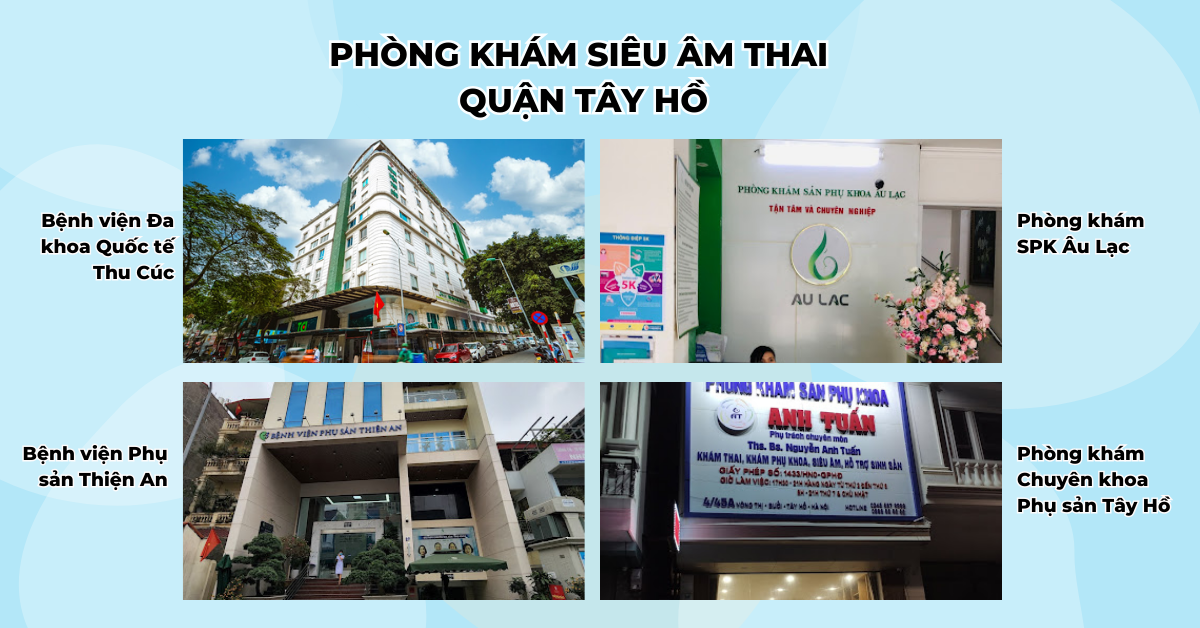 Tổng hợp Phòng khám Siêu âm thai gần đây Hà Nội theo quận (phần 1)