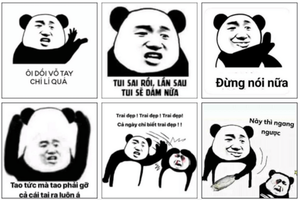 Tổng hợp 100+ meme gấu trúc bựa vui nhộn, hài hước, độc đáo