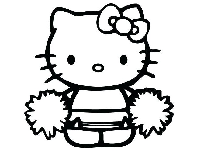 Bộ sưu tập tranh tô màu Hello Kitty đáng yêu