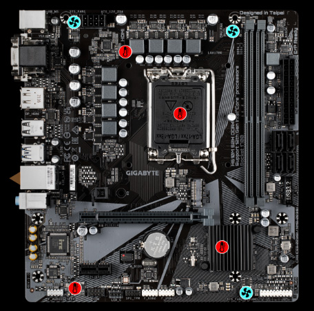 Mainboard Gigabyte H610M S2H V2 DDR4