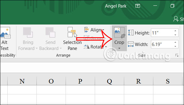 Hướng dẫn cắt ảnh trong Excel rất đơn giản