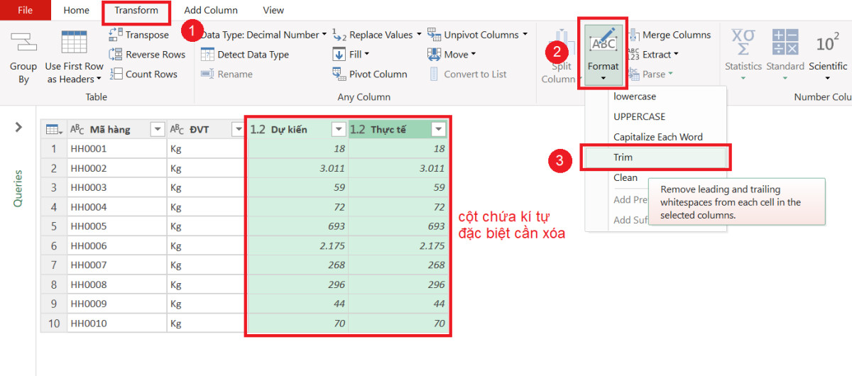 Hướng dẫn xóa ký tự đặc biệt trong Excel không cần dùng hàm