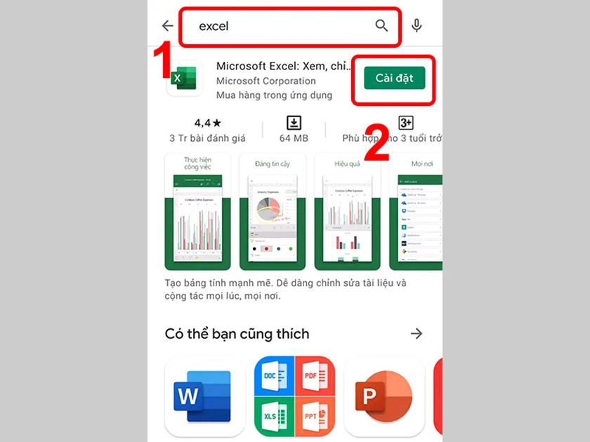 Cách tải Excel, download Microsoft Excel về máy tính miễn phí