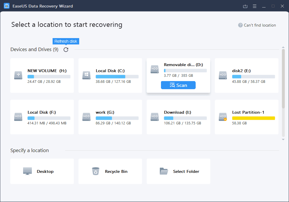 Cách hiện file ẩn, thư mục ẩn trong USB