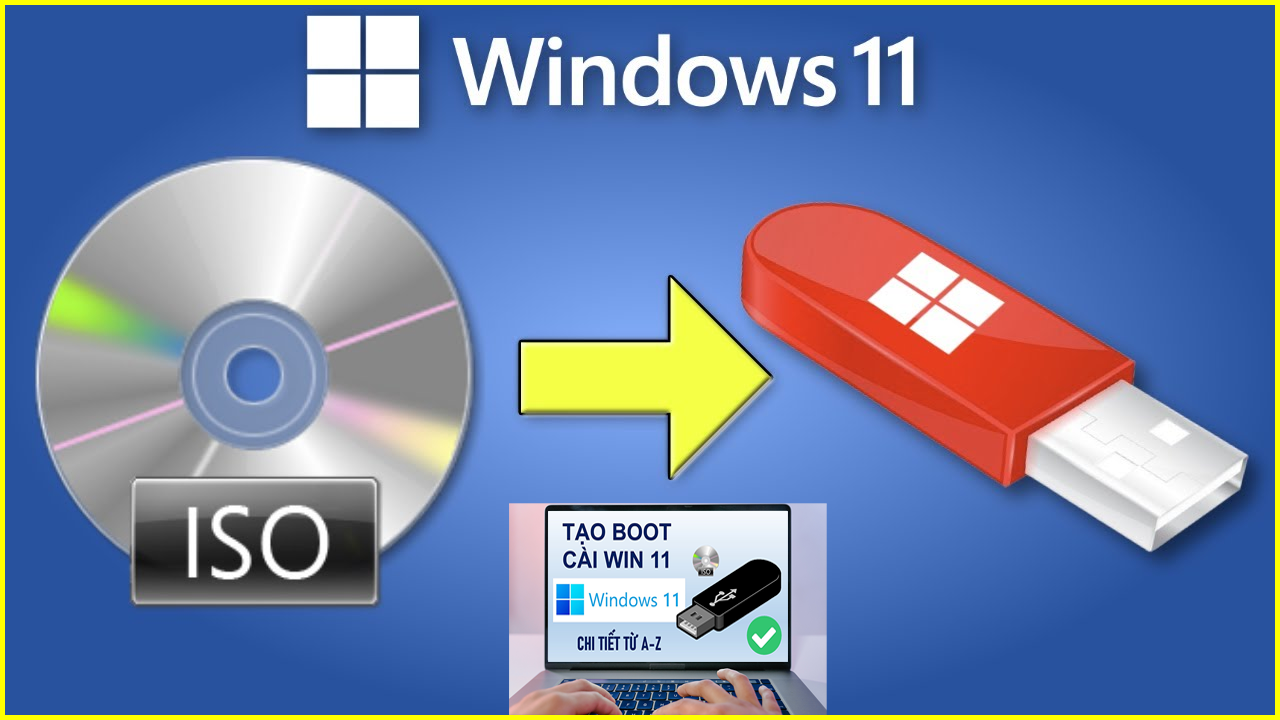 Hướng dẫn chi tiết cách tạo usb cài win 11 thành công 100% từ A đến Z