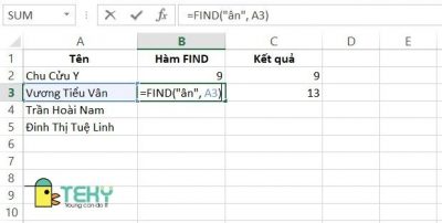 Hàm FIND trong Excel - Từ A đến Z cách sử dụng đơn giản nhất