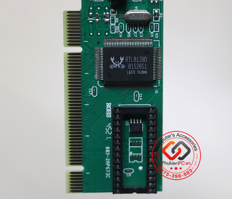 Card mạng LAN 1GB giá rẻ cho PC, giao tiếp PCIe dùng cho các loại main