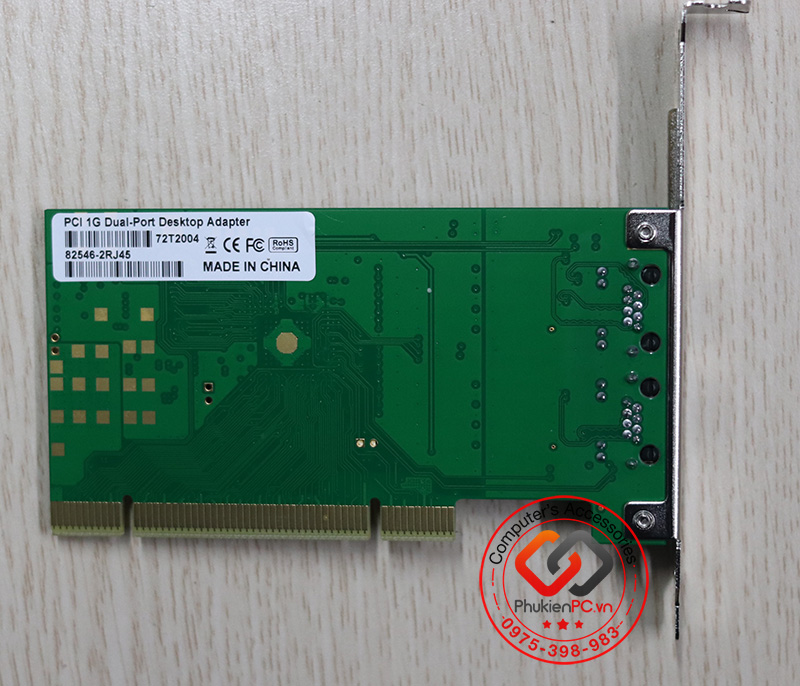 Card mạng LAN 1GB giá rẻ cho PC, giao tiếp PCIe dùng cho các loại main