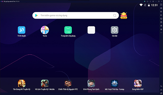 NoxPlayer 7.0.6.1 Phần mềm giả lập Android Nox cho PC