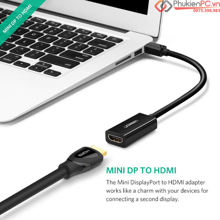 Thiết bị kết nối laptop với máy chiếu qua HDMI, VGA