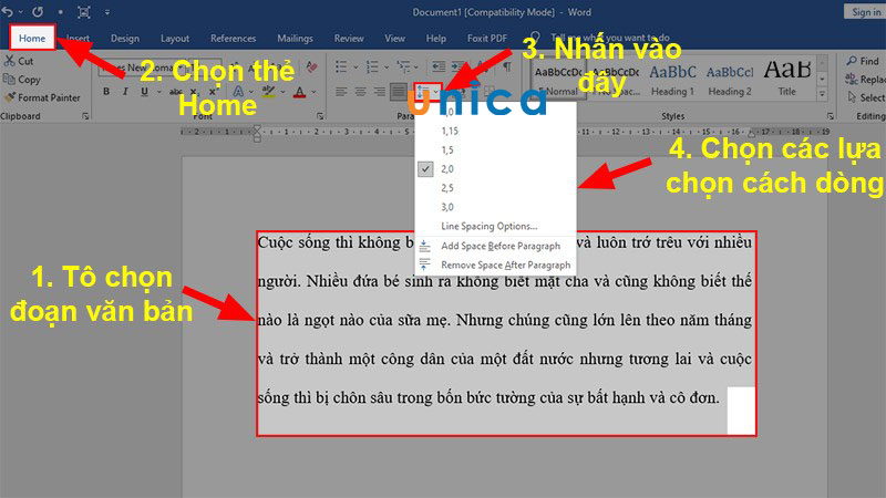 Cách sửa lỗi cách dòng trong Word nhanh và chi tiết