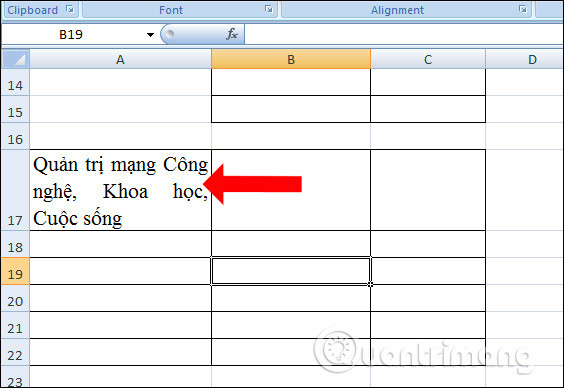 Cách căn đều chữ trong ô trên Excel