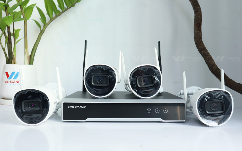 Trọn bộ Kit 4 camera Wifi HIKVISION NK42W0H(D)