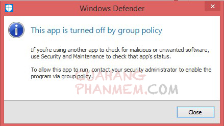 Cách tắt Windows Defender (Windows Security) trên Windows 10