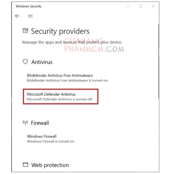 Cách tắt Windows Defender (Windows Security) trên Windows 10