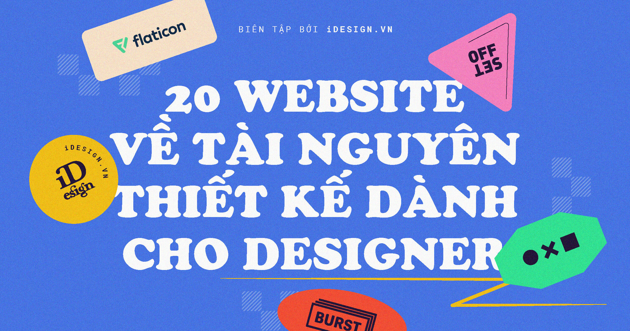 iDesign | 20 website về tài nguyên thiết kế dành cho designer