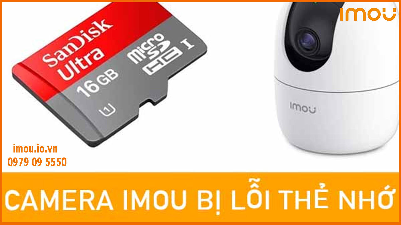 Sửa chữa camera Imou không nhận thẻ nhớ - không ghi hình