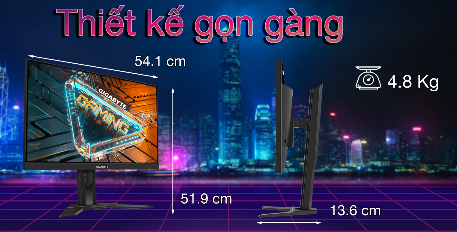 Màn hình Gigabyte G24F 2 (23.8 inch/FHD/IPS/180Hz/1ms)