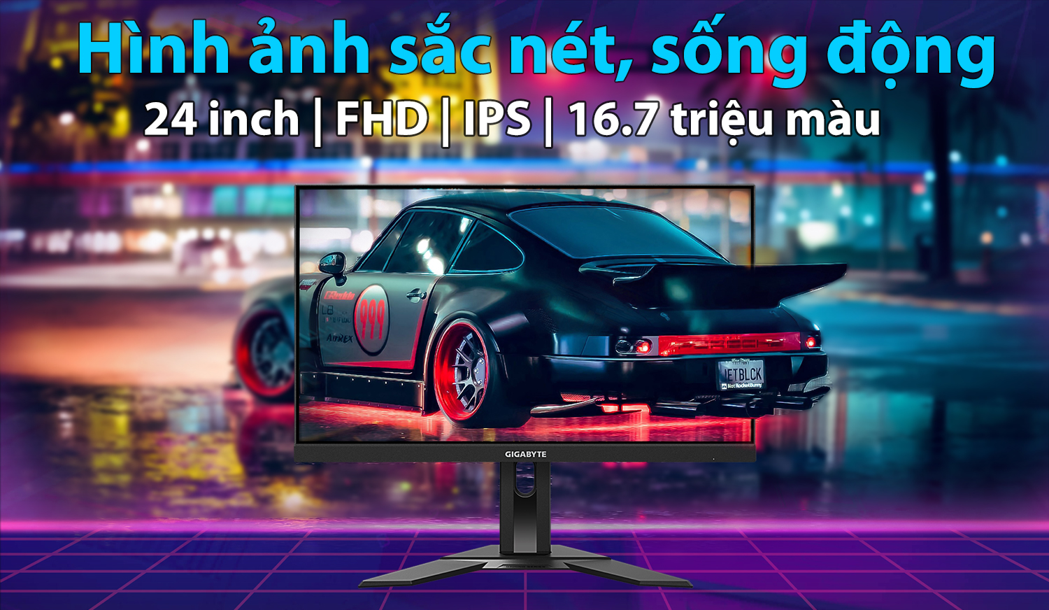 Màn hình Gigabyte G24F 2 (23.8 inch/FHD/IPS/180Hz/1ms)