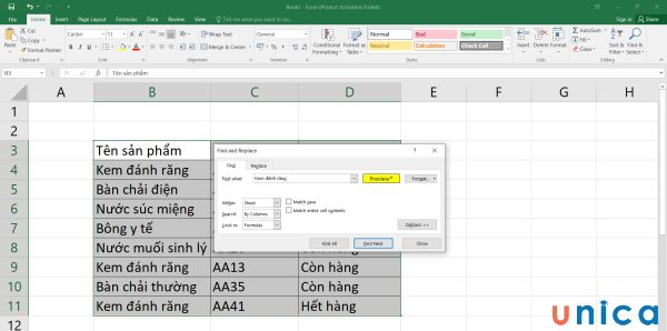 Cách tìm kiếm dữ liệu trong excel đơn giản cho người mới