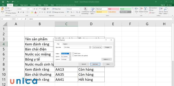 Cách tìm kiếm dữ liệu trong excel đơn giản cho người mới