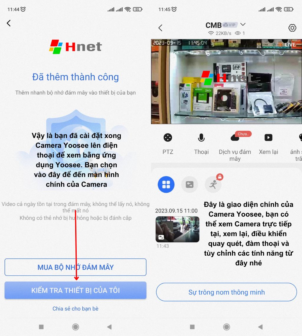 Hướng dẫn tải và cài đặt camera Yoosee trên điện thoại Android/iOS