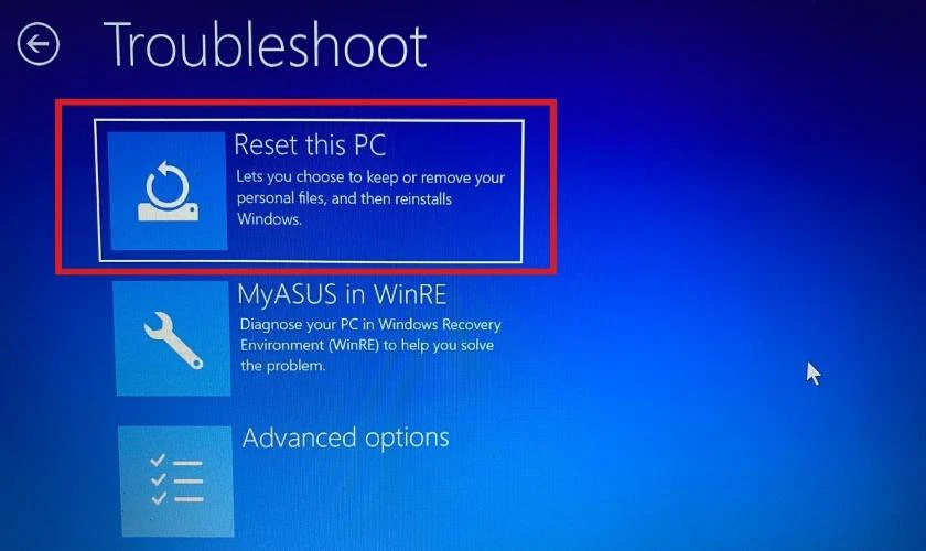 Hướng dẫn cách reset Windows 11 trường hợp khẩn cấp