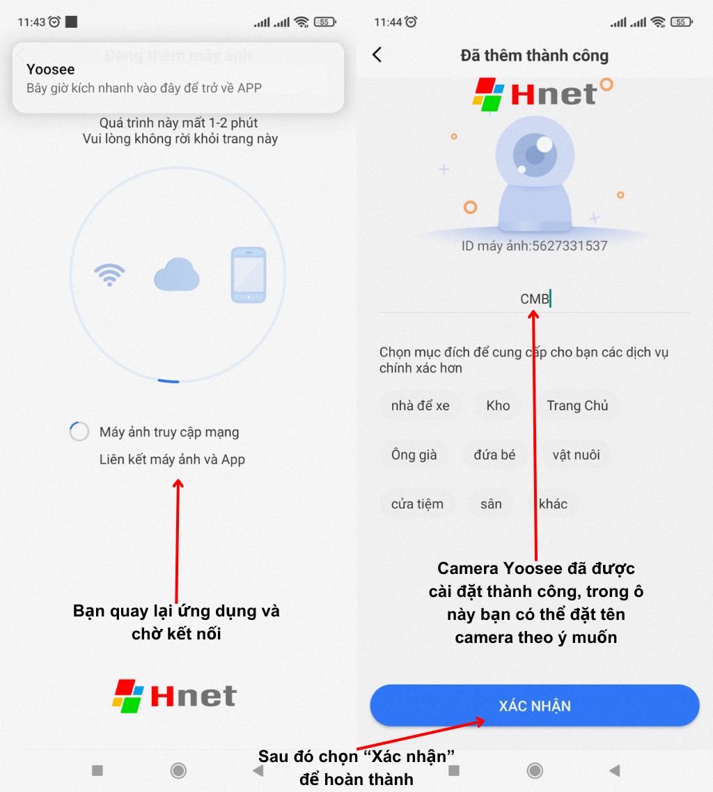 Hướng dẫn tải và cài đặt camera Yoosee trên điện thoại Android/iOS
