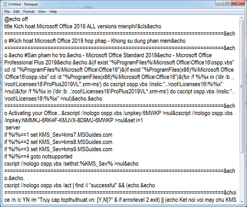 Crack Office 2013 - 2019 + Hướng dẫn - laptophailong