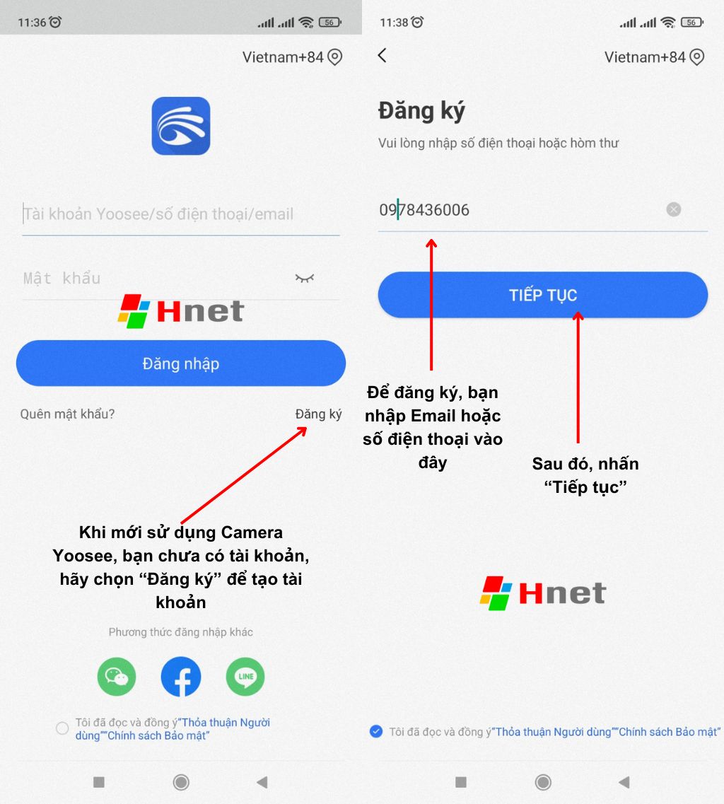 Hướng dẫn tải và cài đặt camera Yoosee trên điện thoại Android/iOS