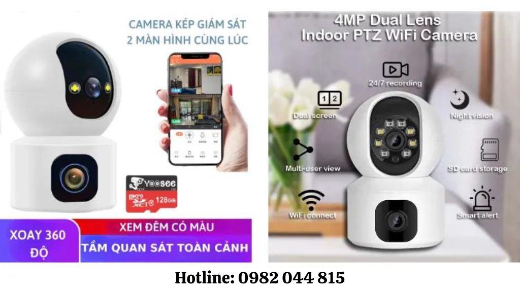 Hướng dẫn Cách sử dụng Camera Yoosee 2 Mắt