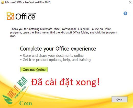 Download Microsoft Office 2010, Tải Office 2010 64bit Full Crack - Hocitngay