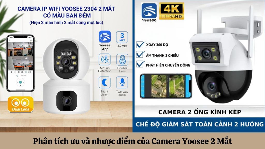 Hướng dẫn Cách sử dụng Camera Yoosee 2 Mắt