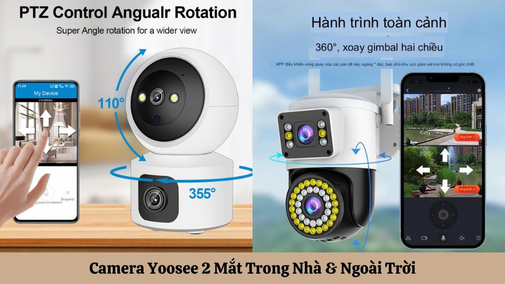 Hướng dẫn Cách sử dụng Camera Yoosee 2 Mắt