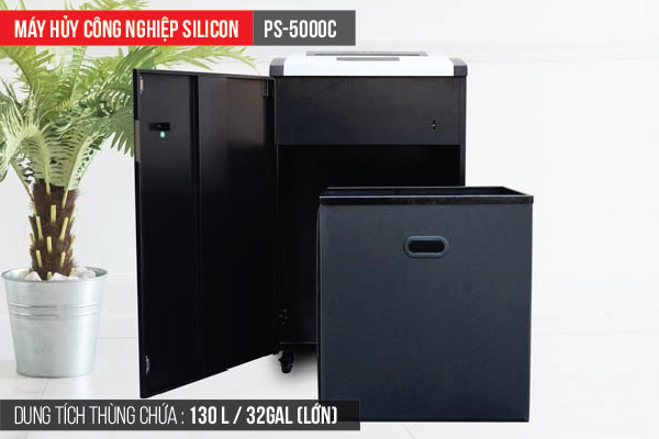 Máy hủy tài liệu công nghiệp Silicon PS-5000C