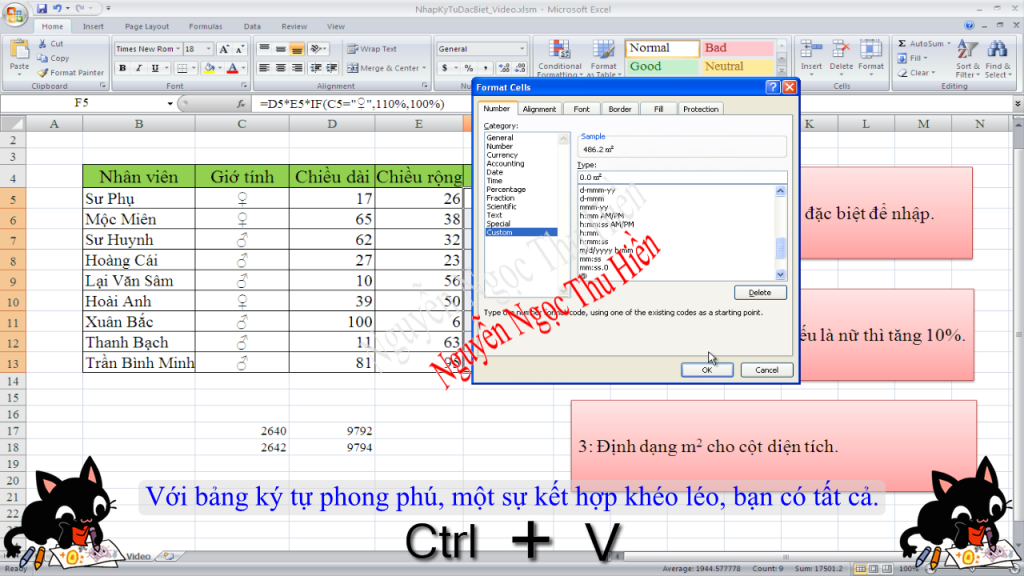 Cách chèn và sử dụng ký tự đặc biệt trong Excel