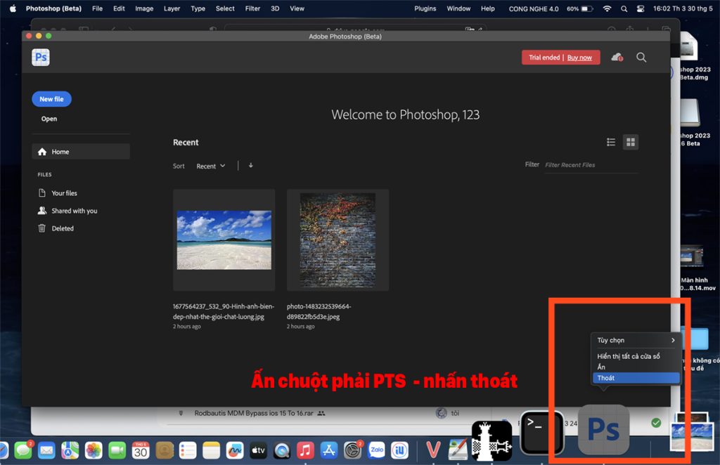 Adobe Photoshop 2024 - Cài đặt dễ dàng trên macOS